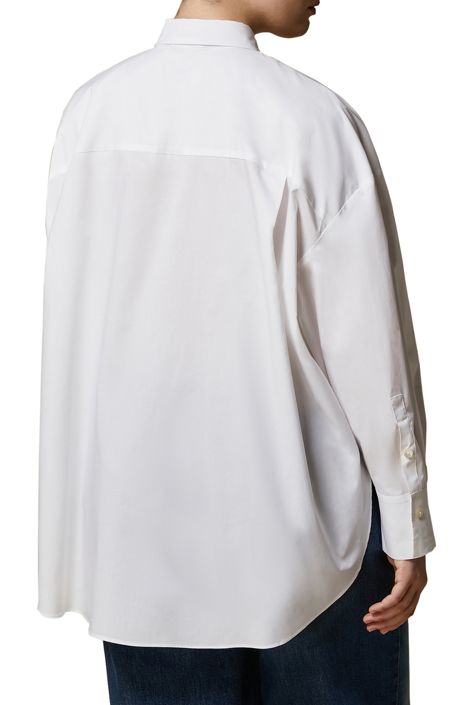 Женский Marina Rinaldi Рубашка PECE из натурального хлопка (цвет ), артикул 2418191116 | Фото 4