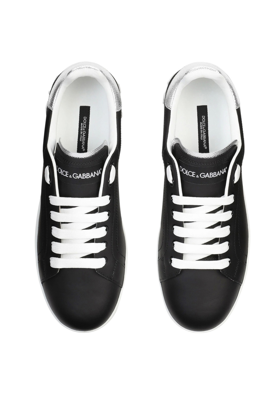 Женский Dolce & Gabbana Кеды Portofino из натуральной кожи (цвет ), артикул CK1587-AH527 | Фото 4