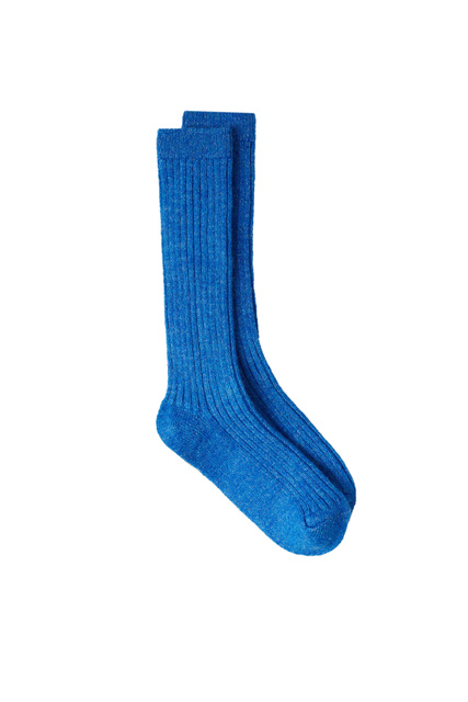 Носки SWEETY в рубчик|Основной цвет:Синий|Артикул:27050346 | Фото 1
