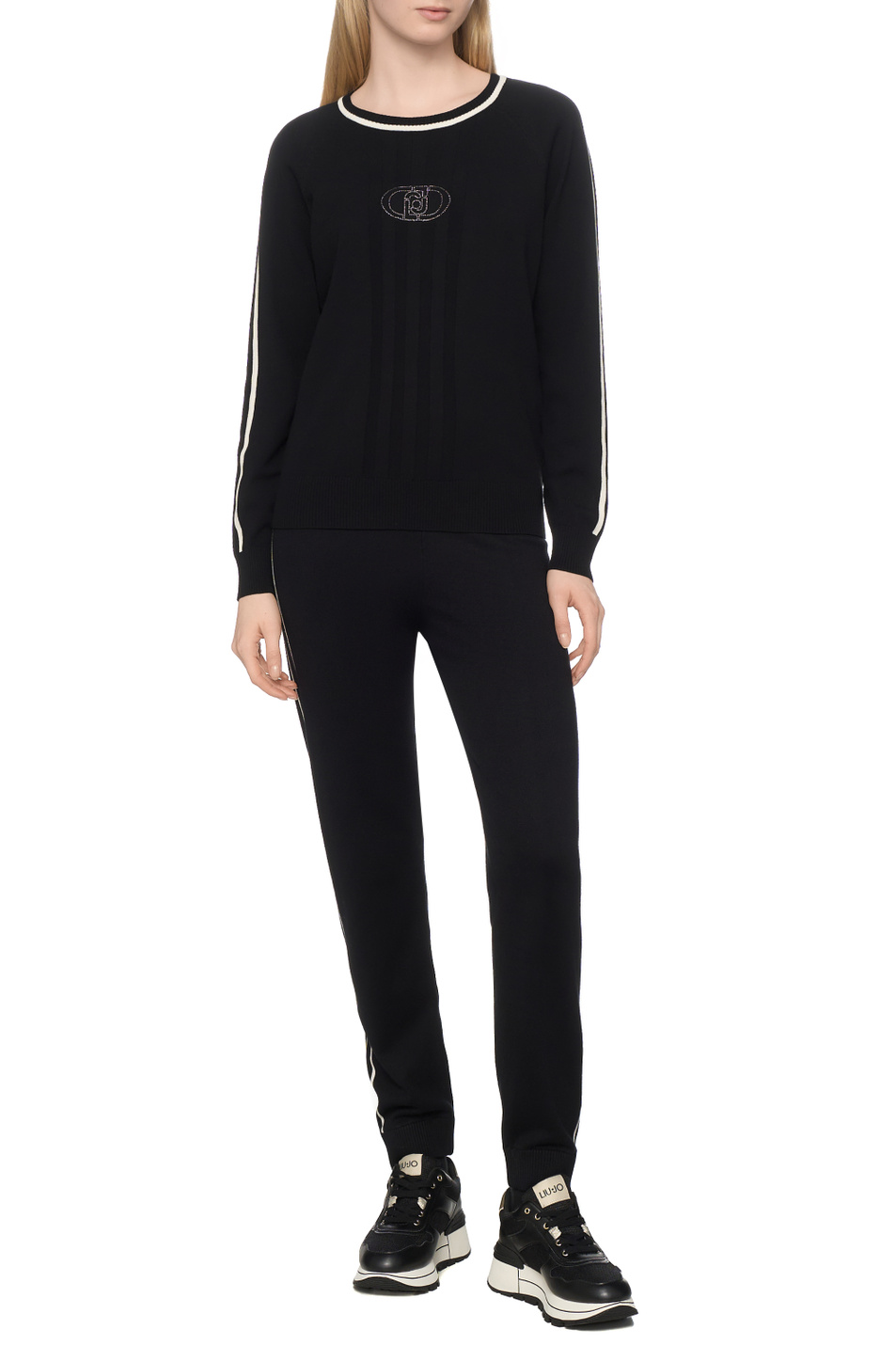 Женский Liu Jo Джемпер со стразами (цвет ), артикул TF5078MS63L | Фото 3