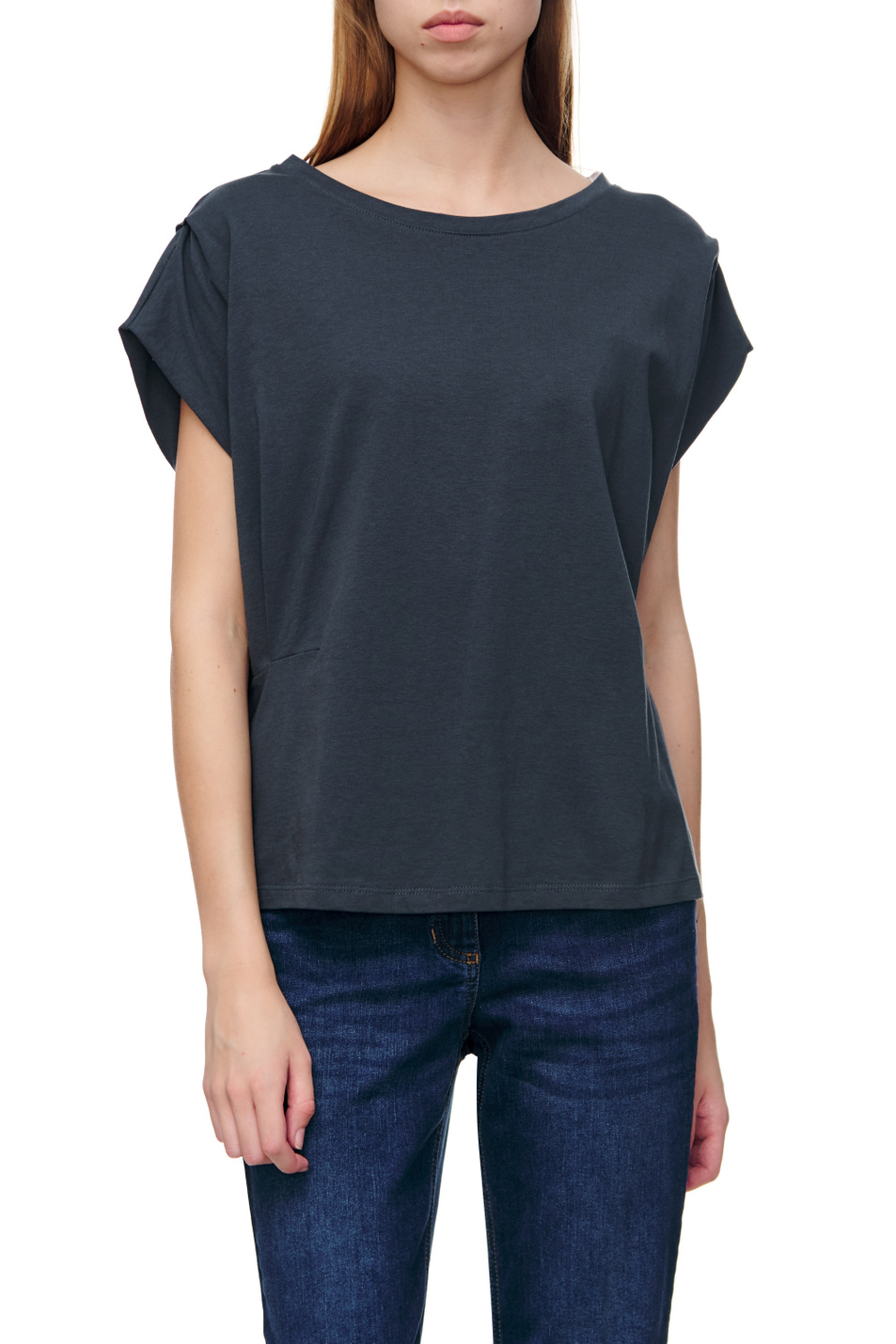 Женский Gerry Weber Футболка из натурального хлопка (цвет ), артикул 770013-44026 | Фото 4
