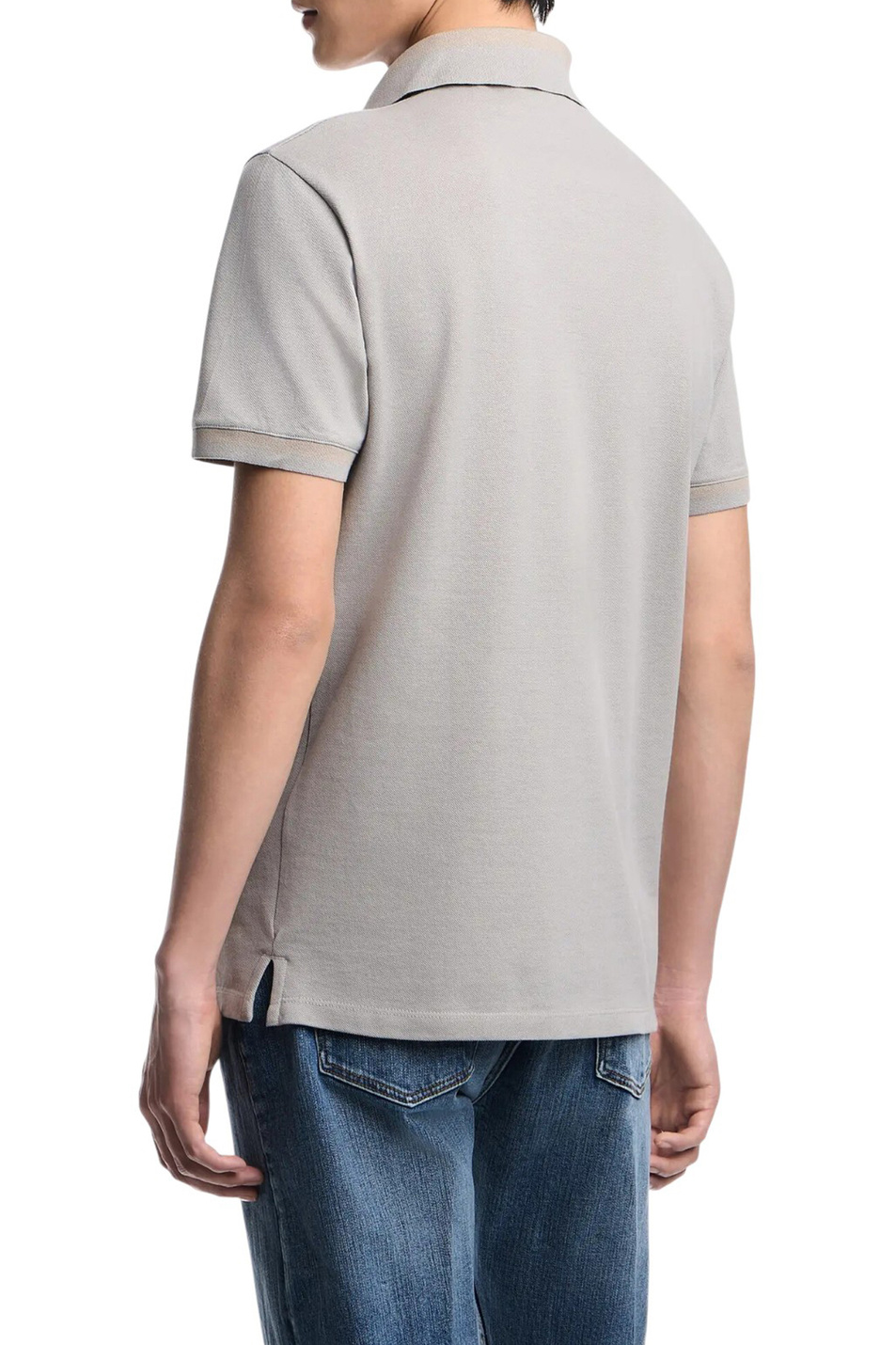 Мужской Emporio Armani Поло из хлопка (цвет ), артикул EM005798-AF12955 | Фото 5