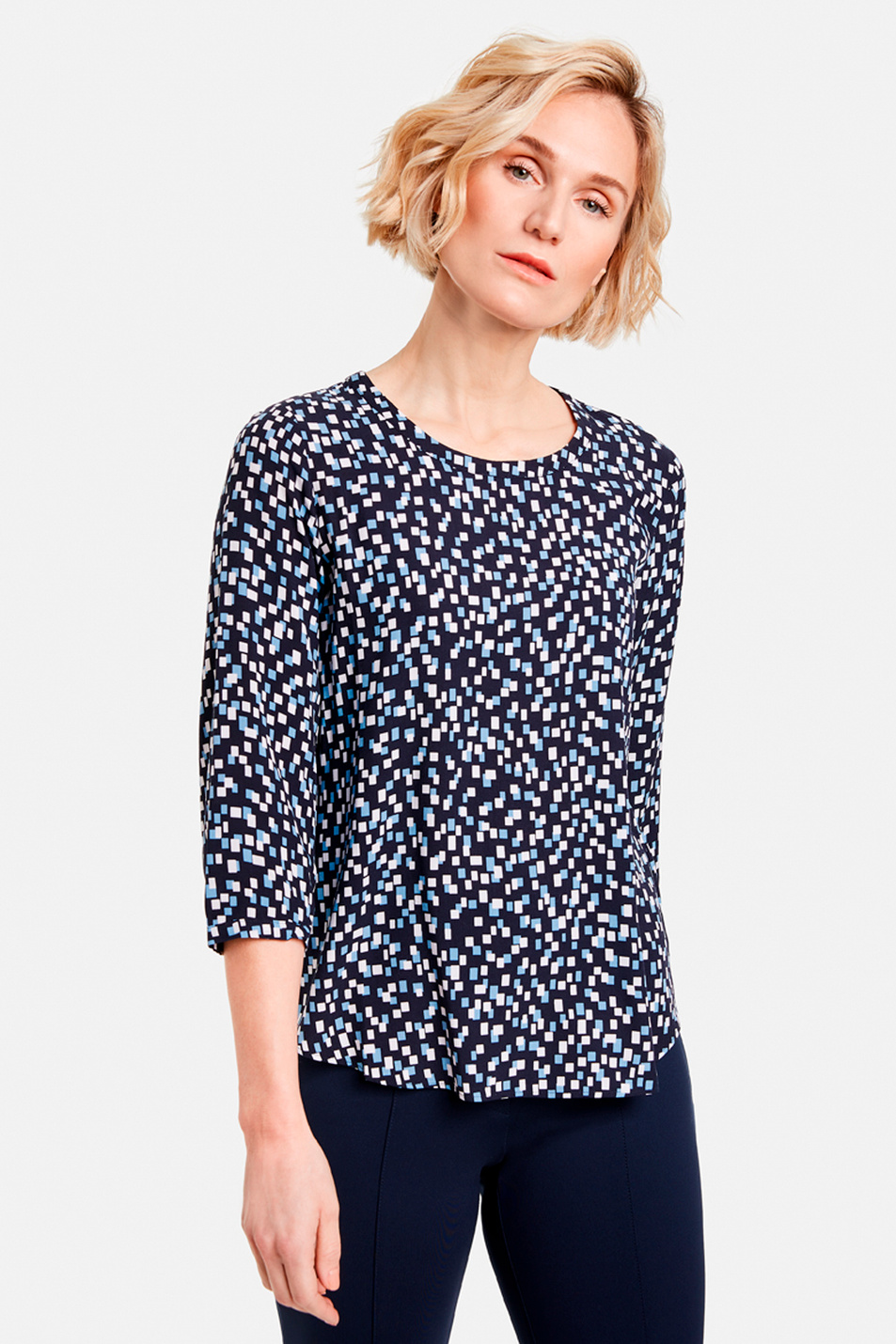 Женский Gerry Weber Блузка с принтом и рукавами 3/4 (цвет ), артикул 96291-31519 | Фото 2