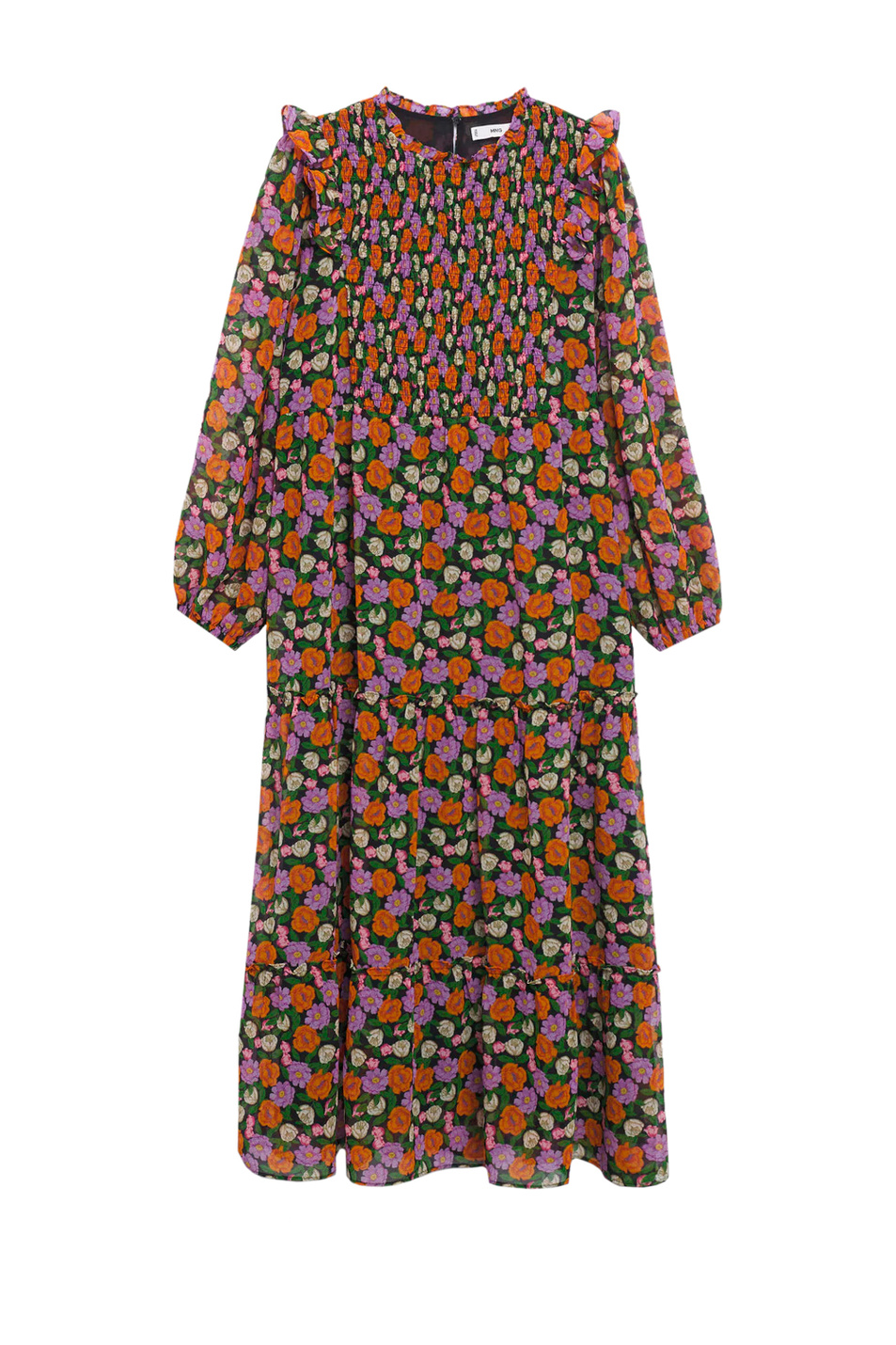 Женский Mango Платье MARGOT с принтом и рукавами-фонариками (цвет ), артикул 17043787 | Фото 1