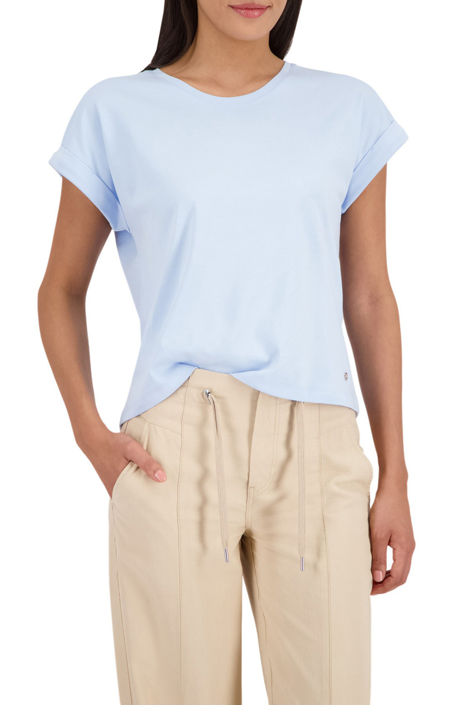 Женский Monari Футболка из хлопка (цвет ), артикул 410376 | Фото 3