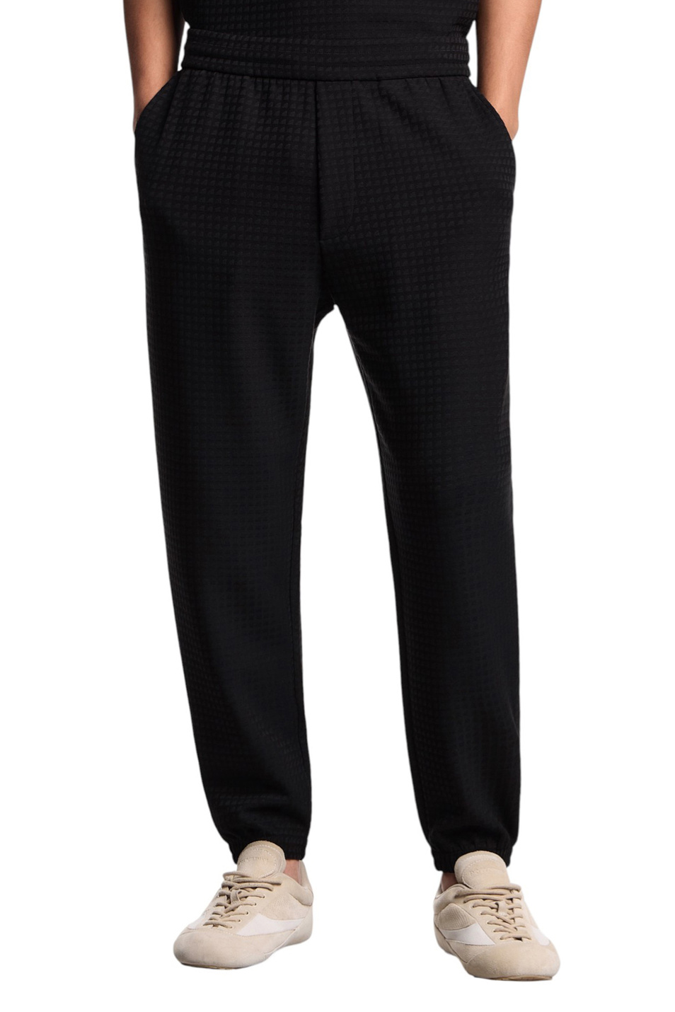 Мужской Emporio Armani Брюки-джоггеры однотонные (цвет ), артикул EM003443-AF13700 | Фото 3