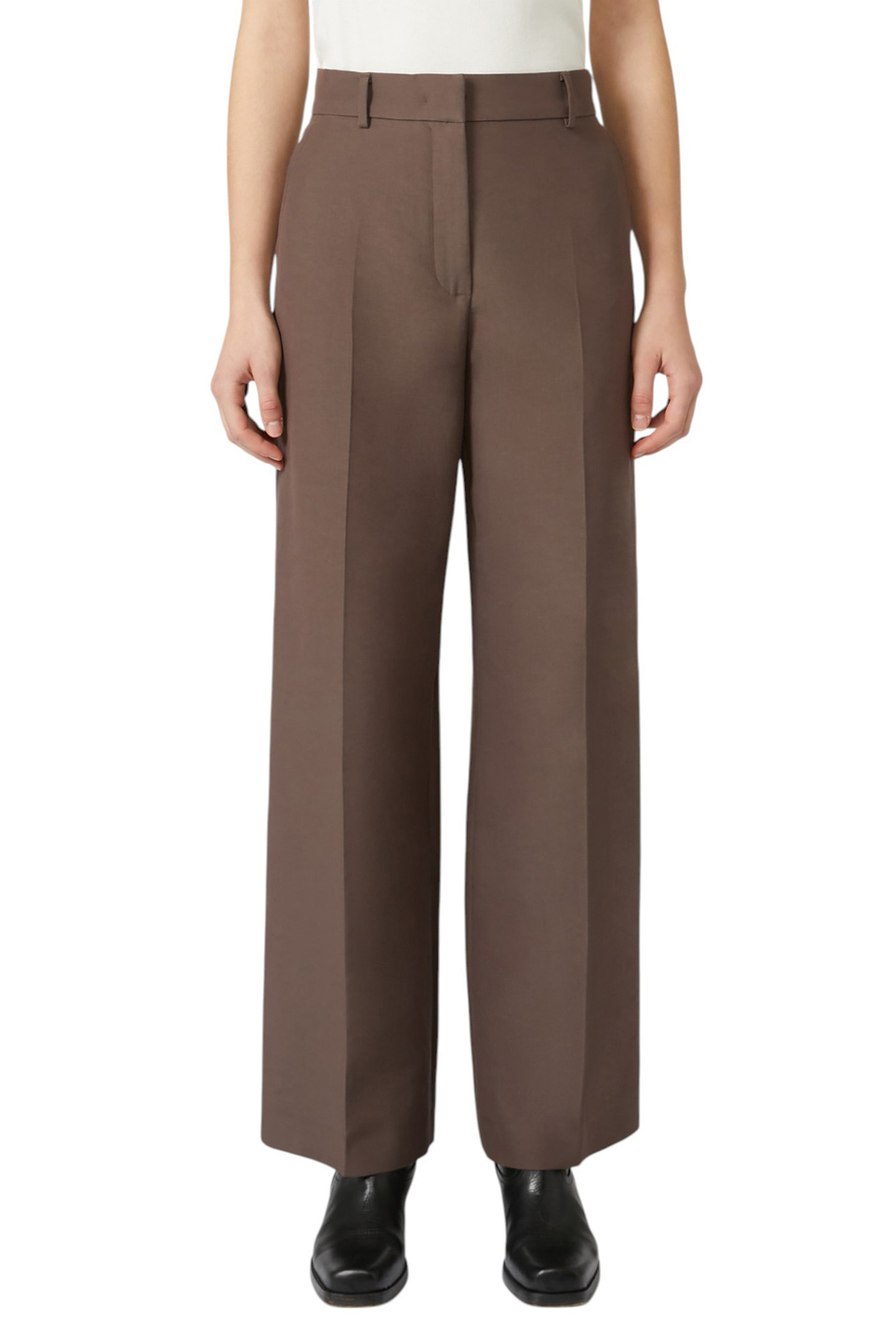Женский Weekend Max Mara Брюки BALLO из смесового хлопка (цвет ), артикул 2525136151 | Фото 3