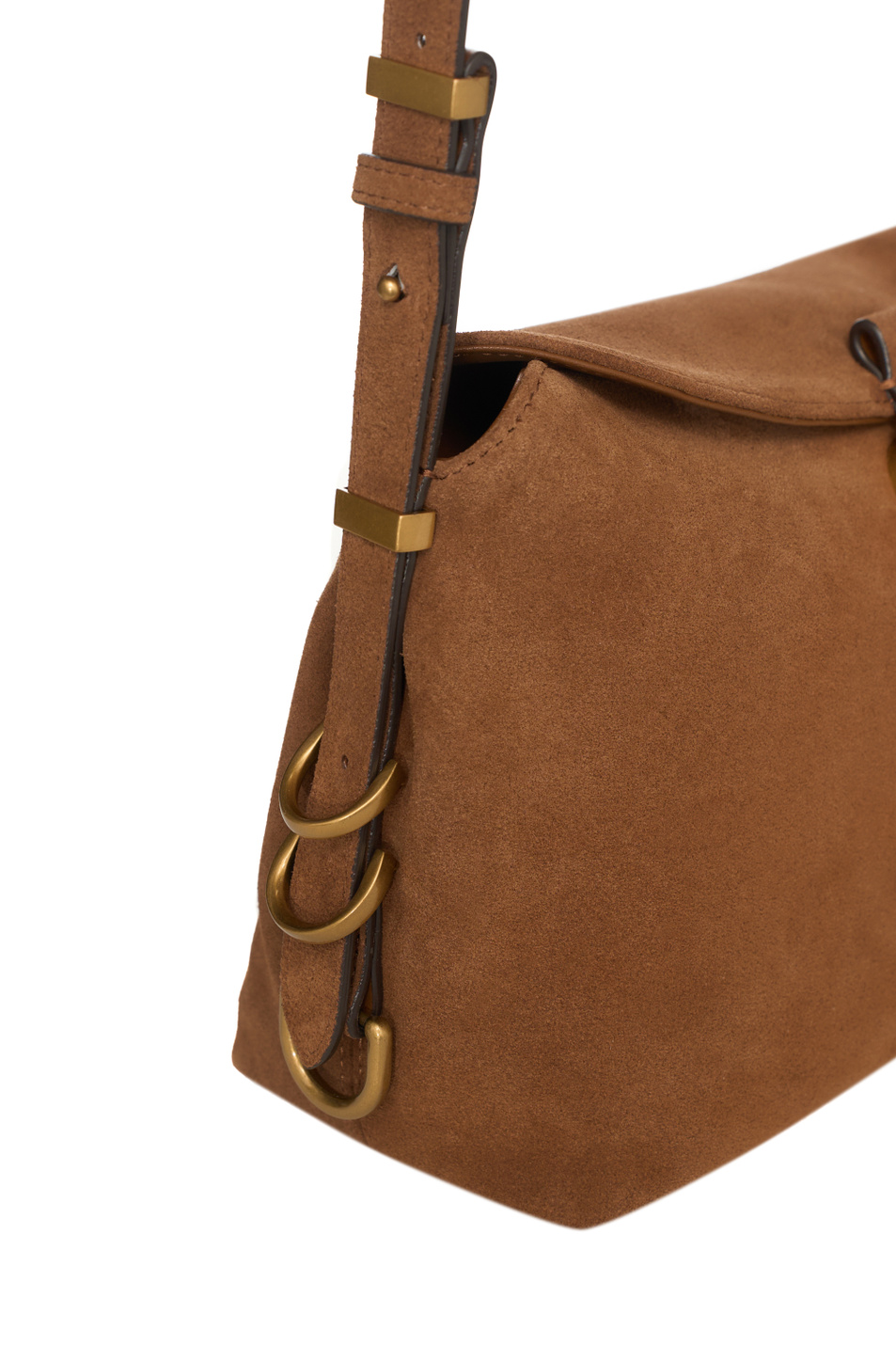 Женский Pinko Сумка SADDLE из натуральной замши (цвет ), артикул 105895A0F6 | Фото 5