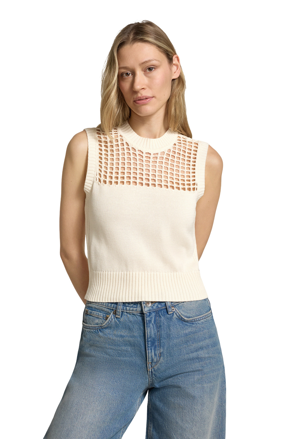 Женский Armani Exchange Топ из хлопка (цвет ), артикул XW001906-AF21574 | Фото 4