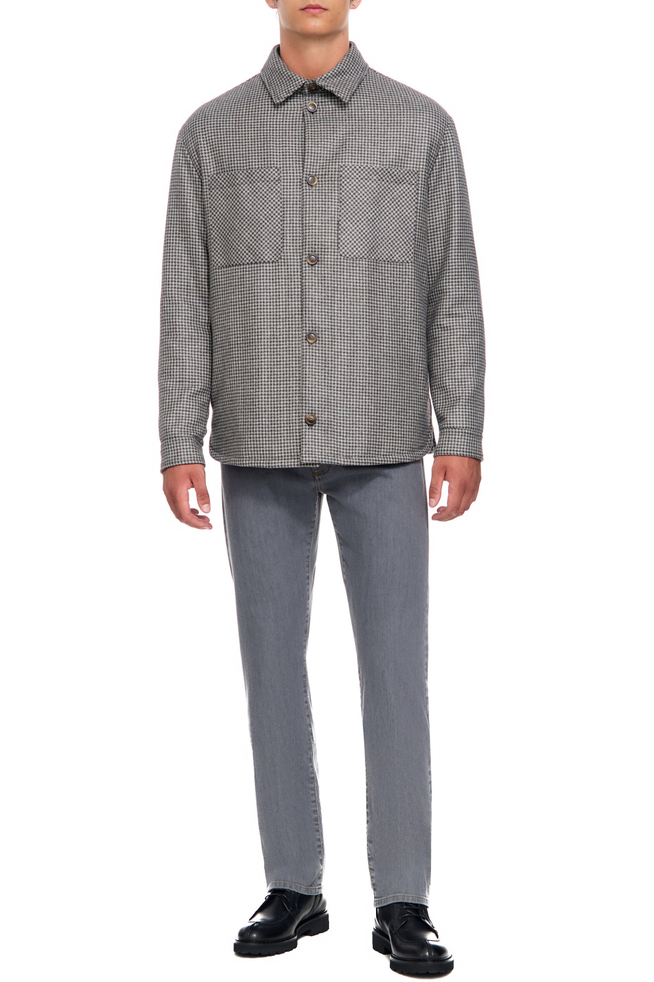 Мужской Canali Куртка-рубашка из натуральной шерсти (цвет ), артикул O30434SG02838 | Фото 2