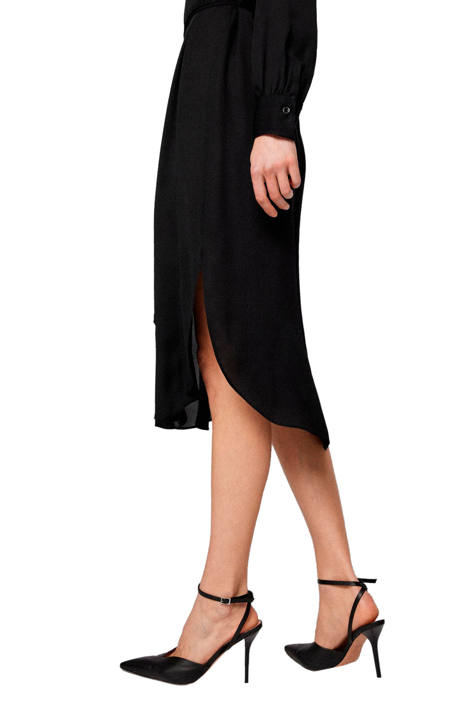 Женский BOSS Платье с длинными рукавами и поясом (цвет ), артикул 50474185 | Фото 4