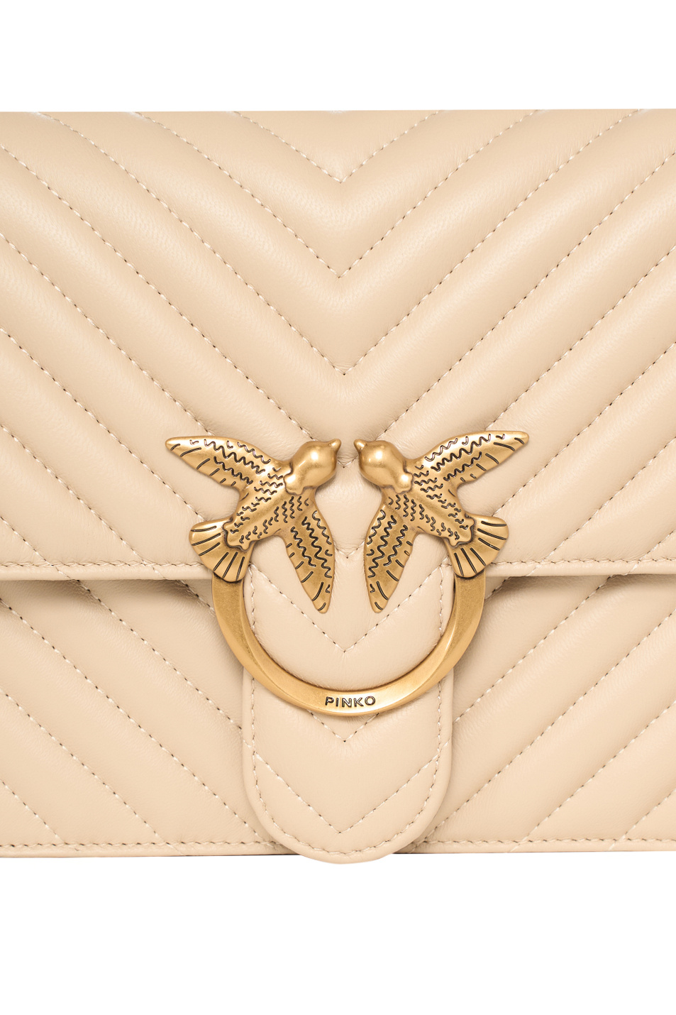 Женский Pinko Сумка стеганая LOVE ONE CLASSIC из натуральной кожи (цвет ), артикул 100941A0GK | Фото 4