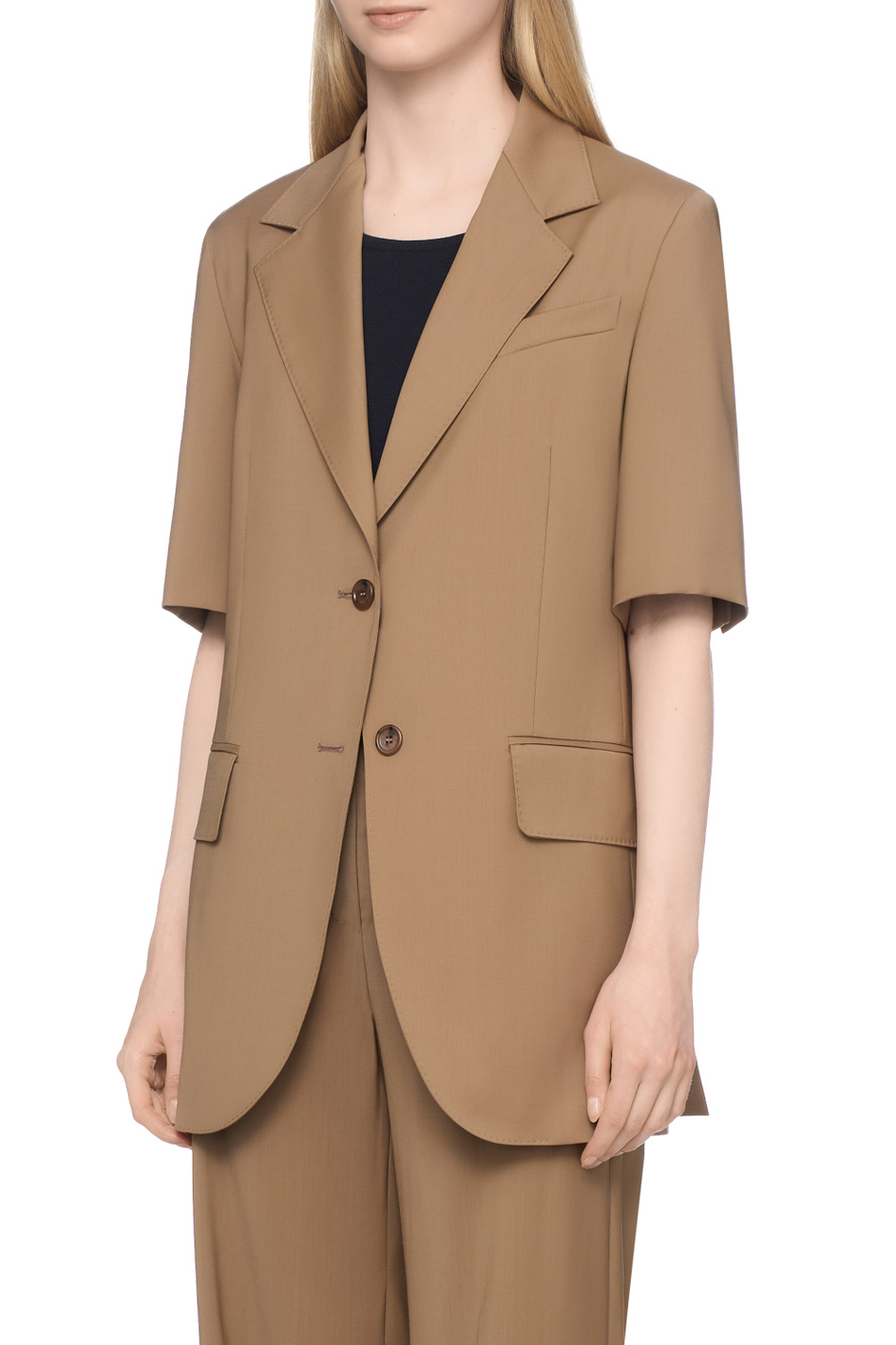 Женский Max Mara Пиджак OTTUSO из шерсти (цвет ), артикул 2521046091 | Фото 4