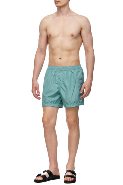 Однотонные шорты для плавания|Основной цвет:Мятный|Артикул:N7B541500 | Фото 2