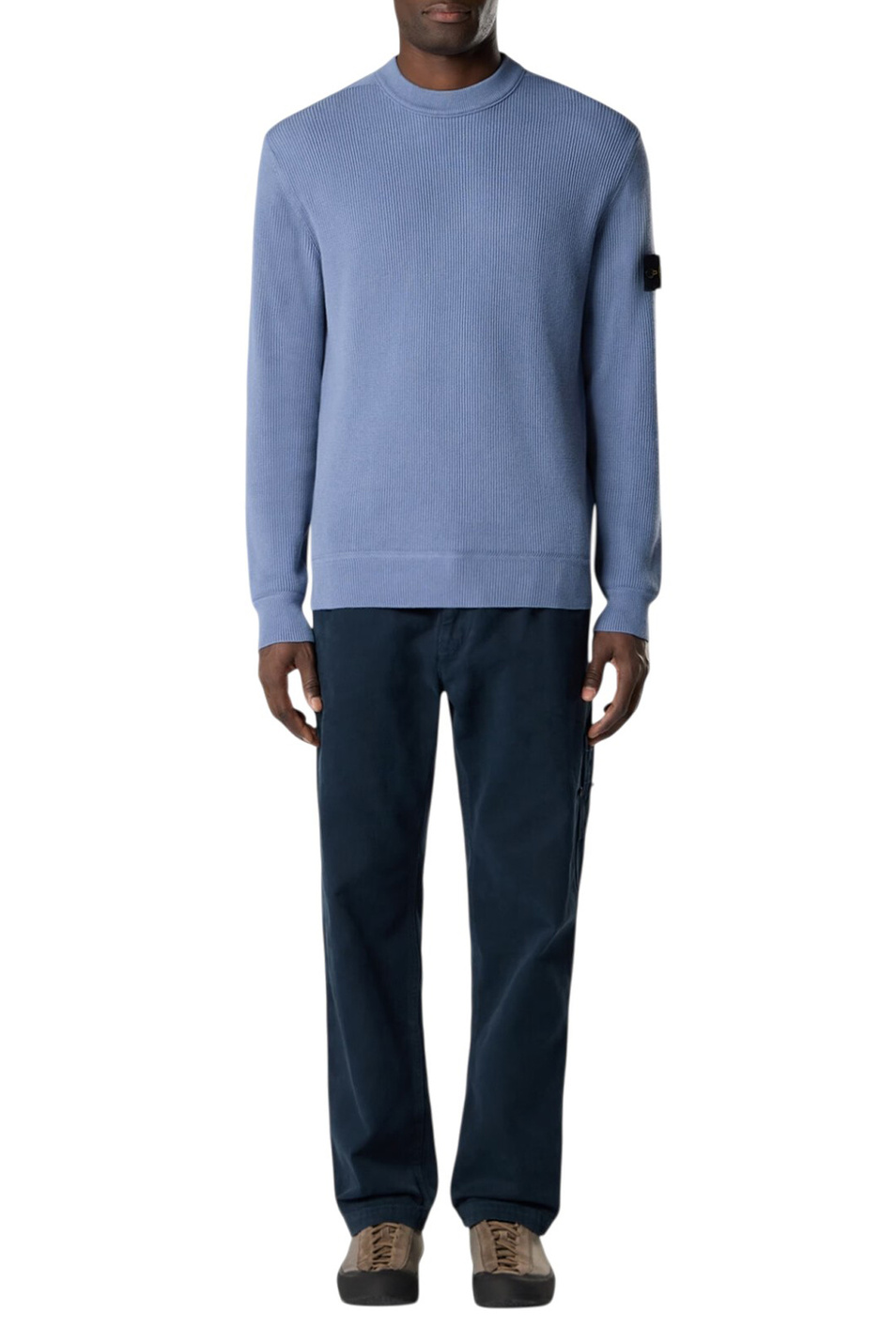 Мужской Stone Island Джемпер из хлопка (цвет ), артикул L1S155100154-S00D8 | Фото 3