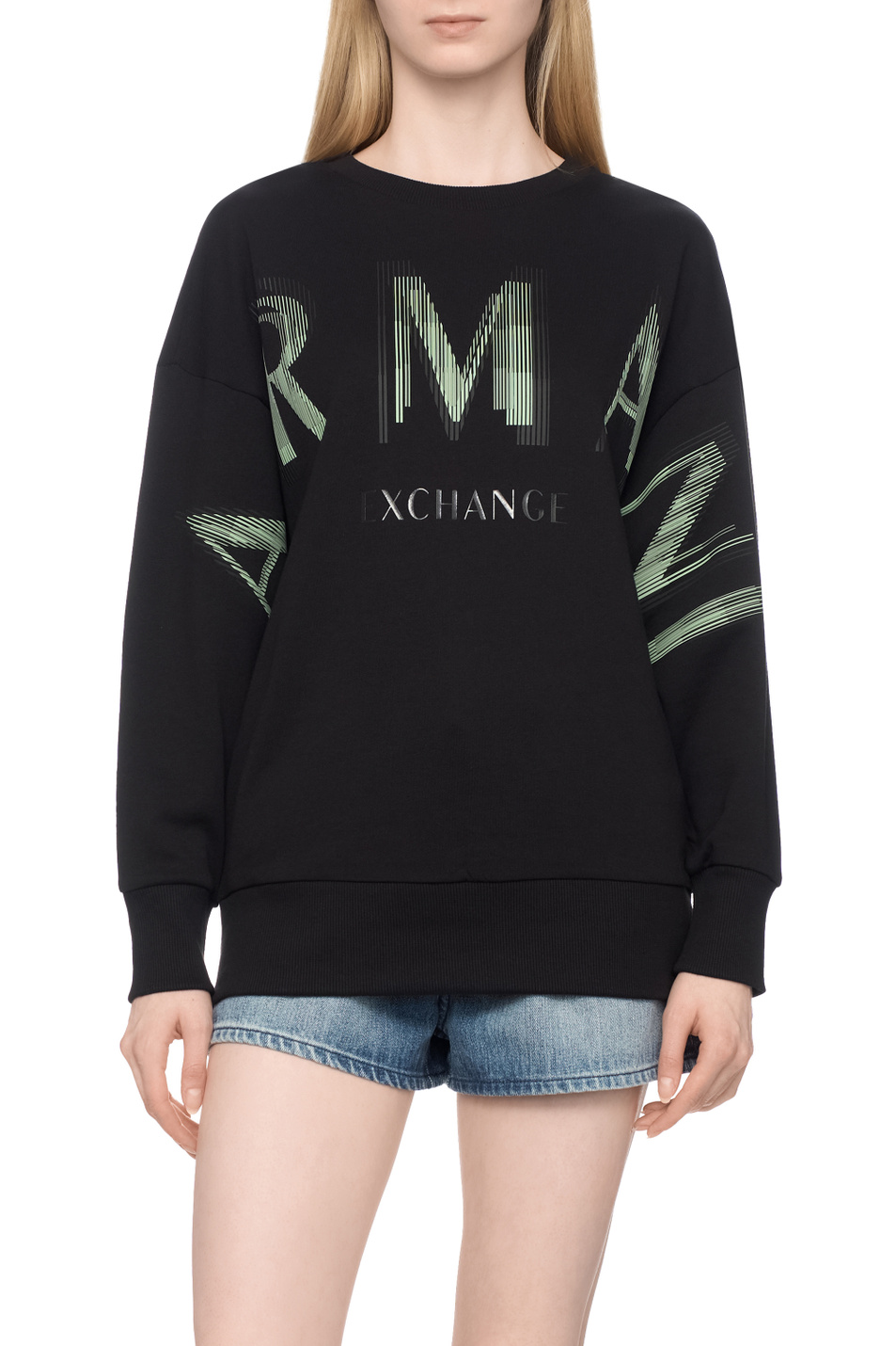 Женский Armani Exchange Свитшот с логотипом (цвет ), артикул XW000495-AF12739 | Фото 3