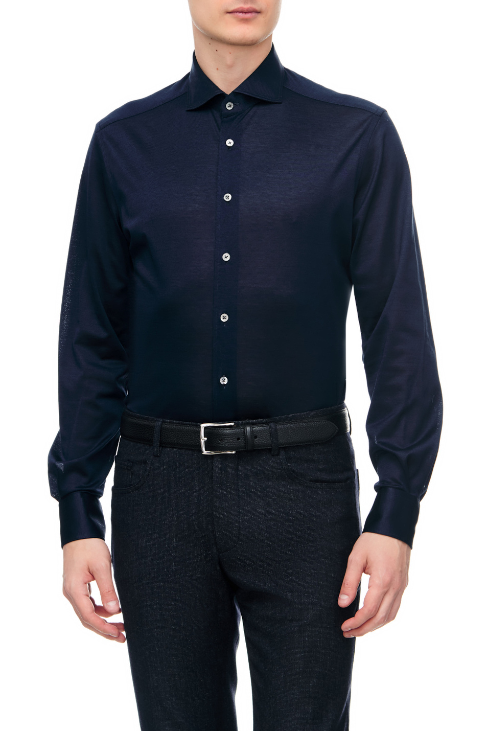 Мужской Corneliani Рубашка из натурального хлопка (цвет ), артикул 90P112-2811213 | Фото 1