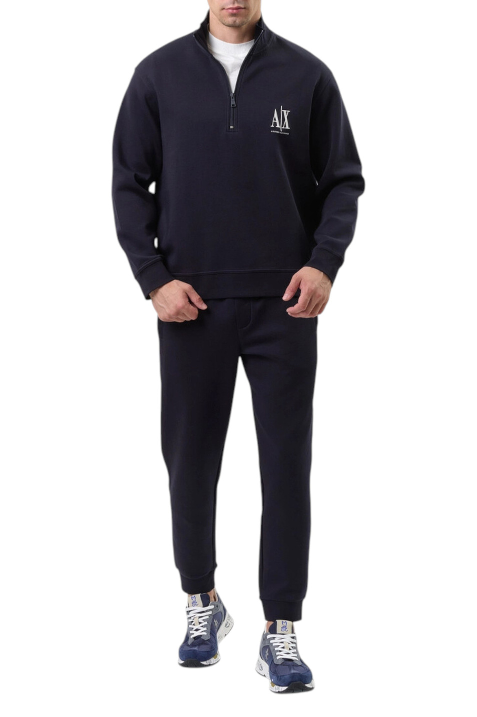 Мужской Armani Exchange Толстовка с логотипом (цвет ), артикул XM000370-AF10818 | Фото 3