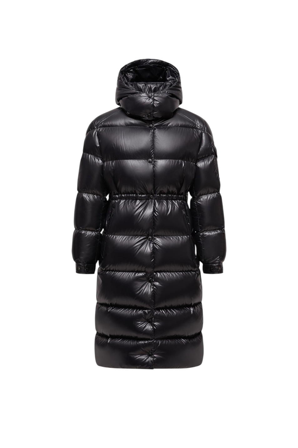 Пальто CAVETTAZ с пуховым наполнителем|Основной цвет:Черный Женский Moncler Пальто CAVETTAZ с пуховым наполнителем (цвет ), артикул L20931C00016-68950 | Фото 1