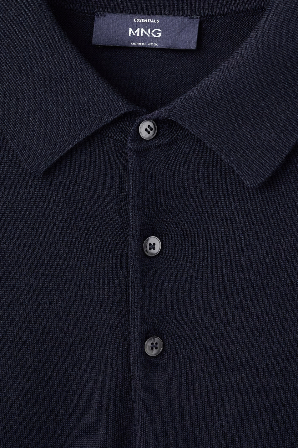 Мужской Mango Man Джемпер-поло WILLYS из шерсти (цвет ), артикул 27051283 | Фото 5