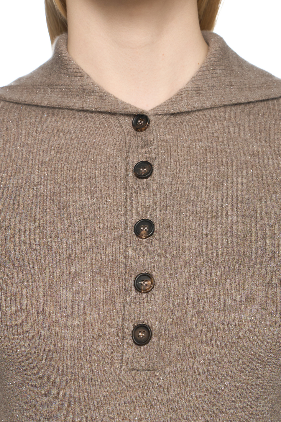 Женский Brunello Cucinelli Джемпер из смесового кашемира (цвет ), артикул M9A822205 | Фото 6