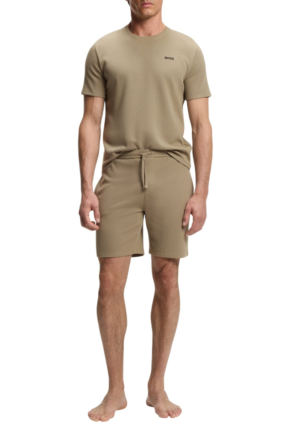 Шорты с логотипом|Основной цвет:Зеленый Мужской BOSS Шорты с логотипом (цвет ), артикул 50535884 | Фото 2