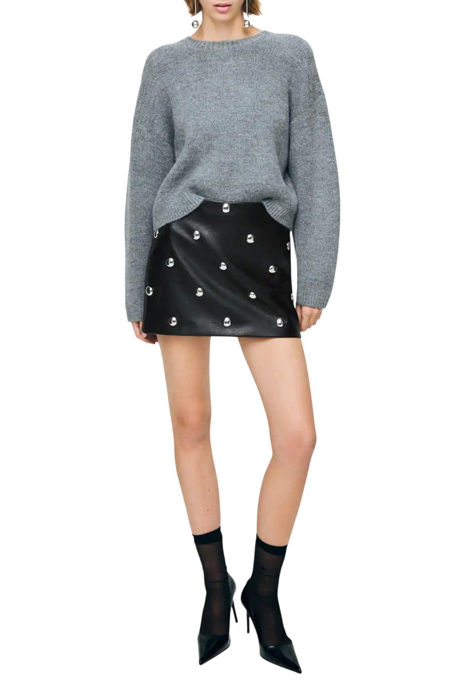 Женский Mango Юбка CARLA из искусственной кожи (цвет ), артикул 17069109 | Фото 2