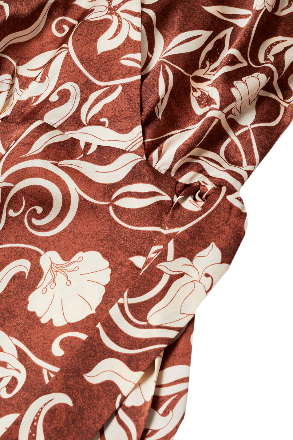 Женский Mango Платье MIAMI2 с запахом и принтом (цвет ), артикул 47017118 | Фото 5