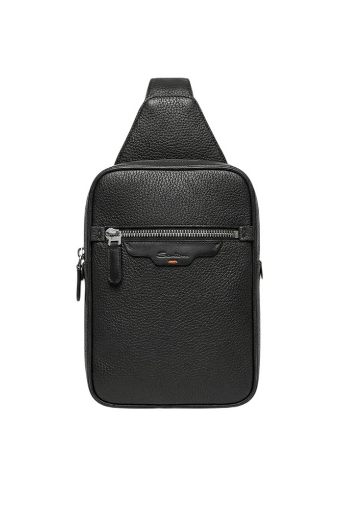 Unisex Santoni Сумка через плечо с логотипом (цвет ), артикул UIBBA2869BS-AITBN01 | Фото 1