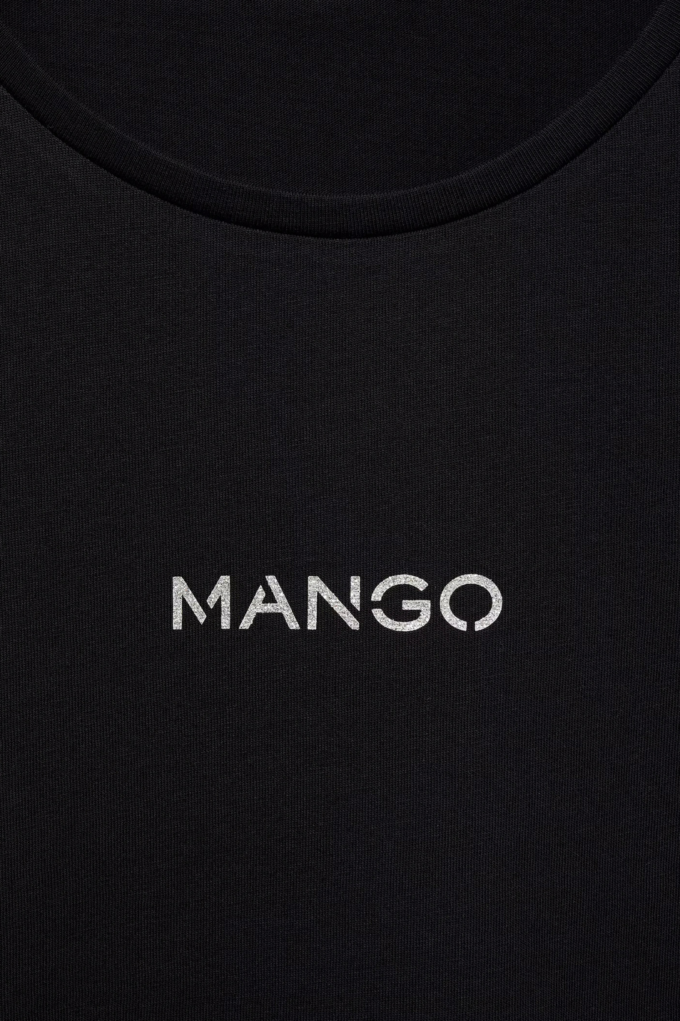 Женский Mango Футболка MANGOLOG из хлопка с логотипом (цвет ), артикул 87040291 | Фото 5