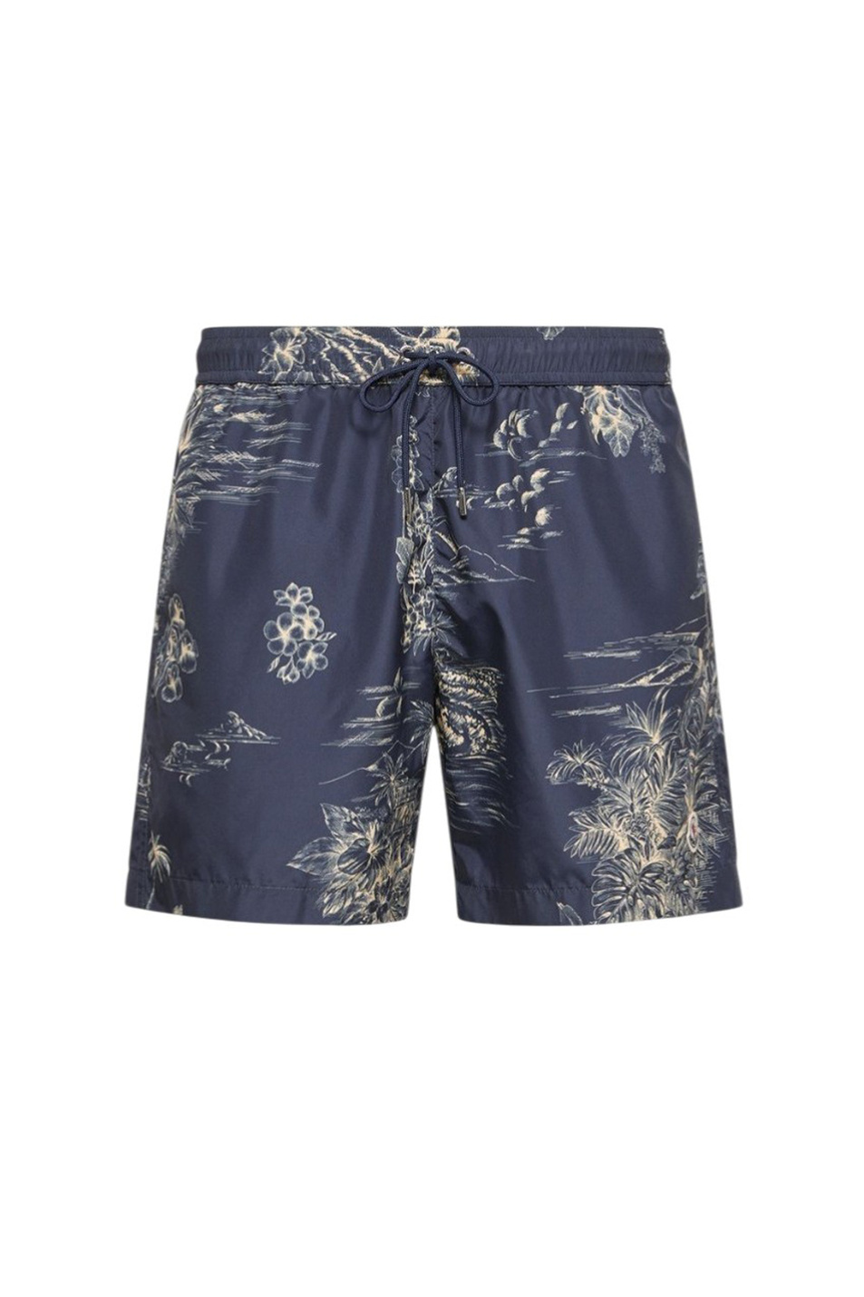 Шорты для плавания с принтом|Основной цвет:Синий Мужской Moncler Шорты для плавания с принтом (цвет ), артикул L10912C00012-599HP | Фото 1