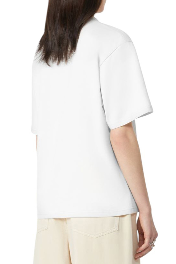 Женский Sportmax Футболка OBLATO из хлопка (цвет ), артикул 2522946025 | Фото 4