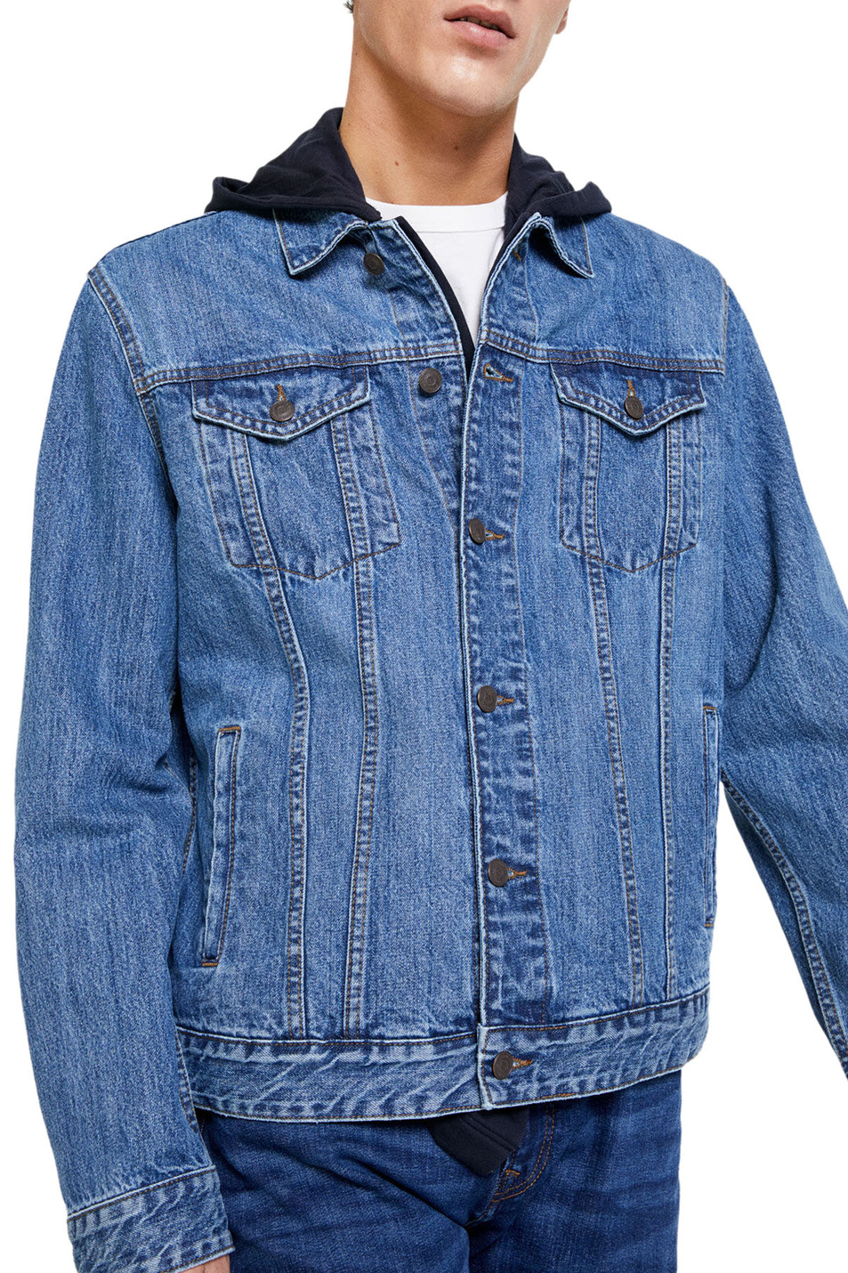 Мужской Springfield Джинсовая куртка из натурального хлопка (цвет ), артикул 2833224 | Фото 1
