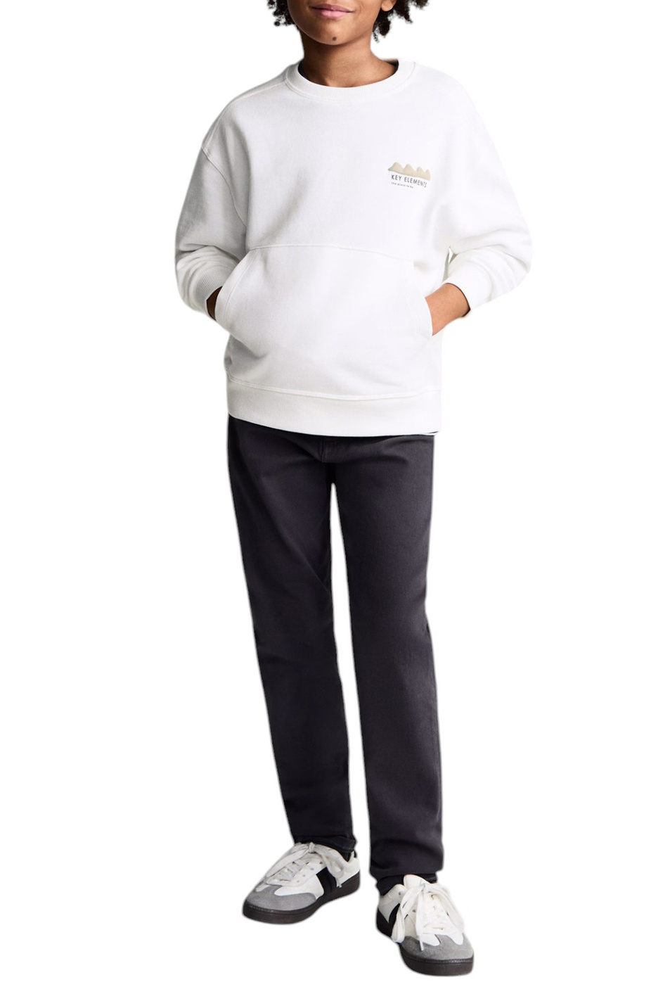 Мальчикам Mango Kids Свитшот ELEMENTS из хлопка (цвет ), артикул 87083287 | Фото 3