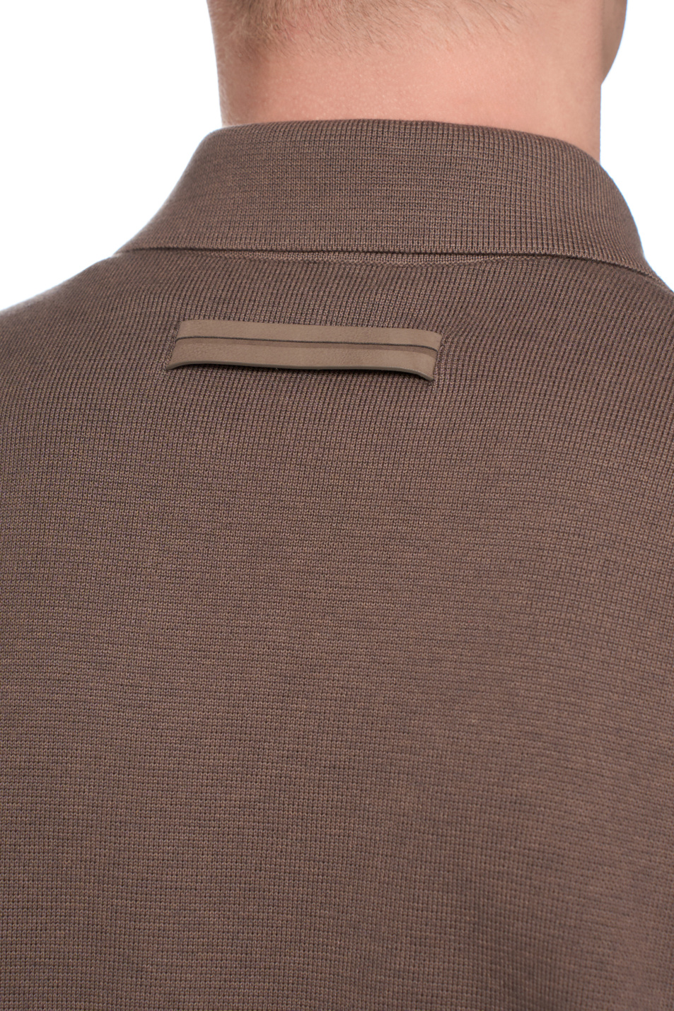 Мужской Zegna Поло из хлопка и шелка (цвет ), артикул UFD25A9-C33-N07 | Фото 6