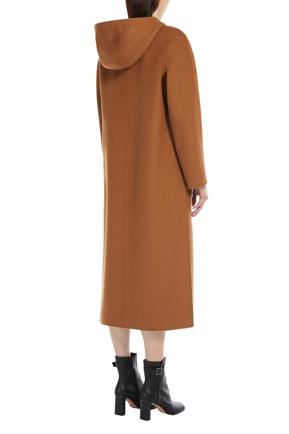 Женский Max Mara Пальто GIULIA из шерсти, кашемира и шелка с капюшоном (цвет ), артикул 60160129 | Фото 4