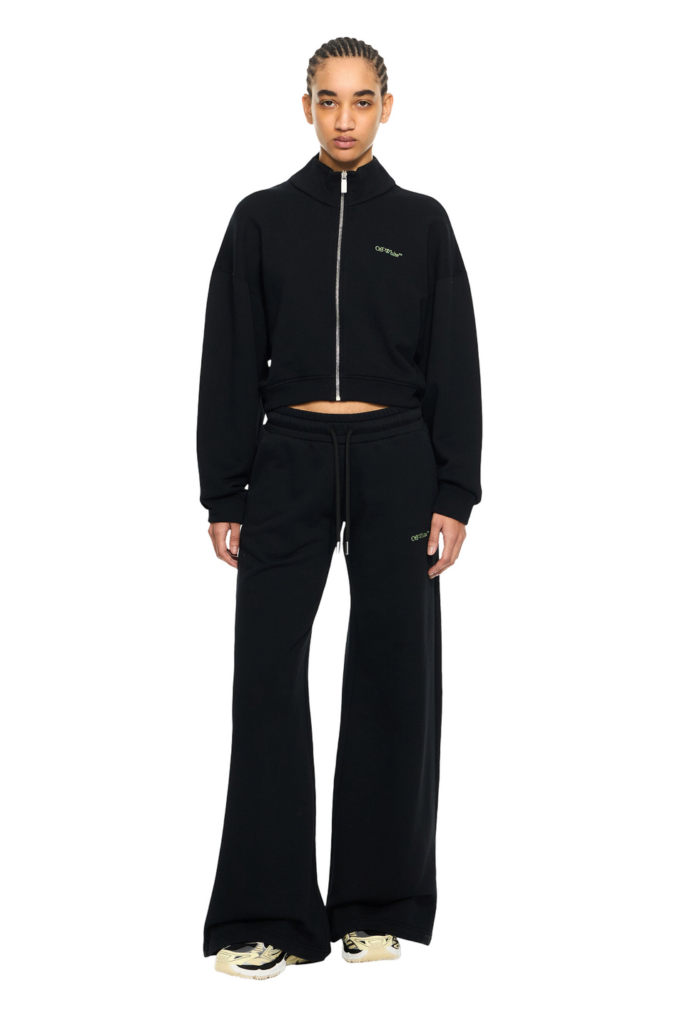 Женский Off-White Толстовка Arrow Leaves с принтом (цвет ), артикул OWBE008S26FLE0011058 | Фото 2