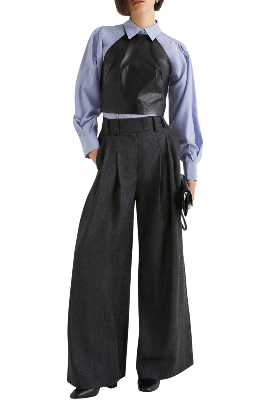 Женский MARELLA Рубашка ORLAYA однотонная (цвет ), артикул 2523116022 | Фото 2