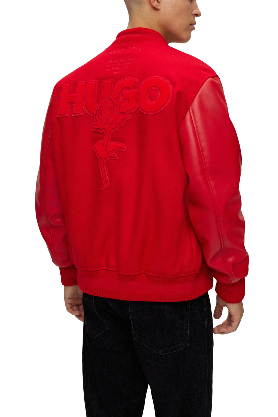Мужской HUGO Куртка-бомбер с логотипом (цвет ), артикул 50503394 | Фото 5