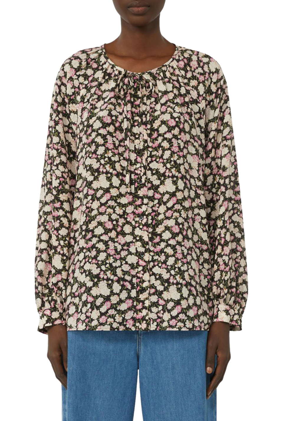 Женский Weekend Max Mara Блузка CINEMA из шелка (цвет ), артикул 2615111111 | Фото 3