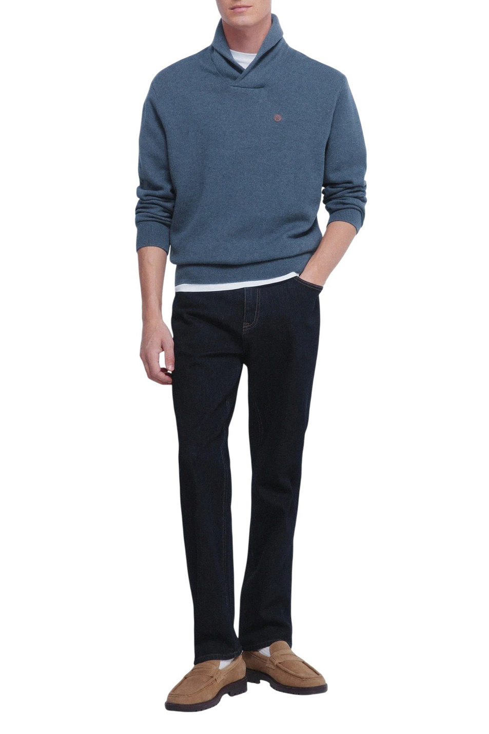 Мужской Springfield Джемпер из натурального хлопка (цвет ), артикул 1402526 | Фото 2