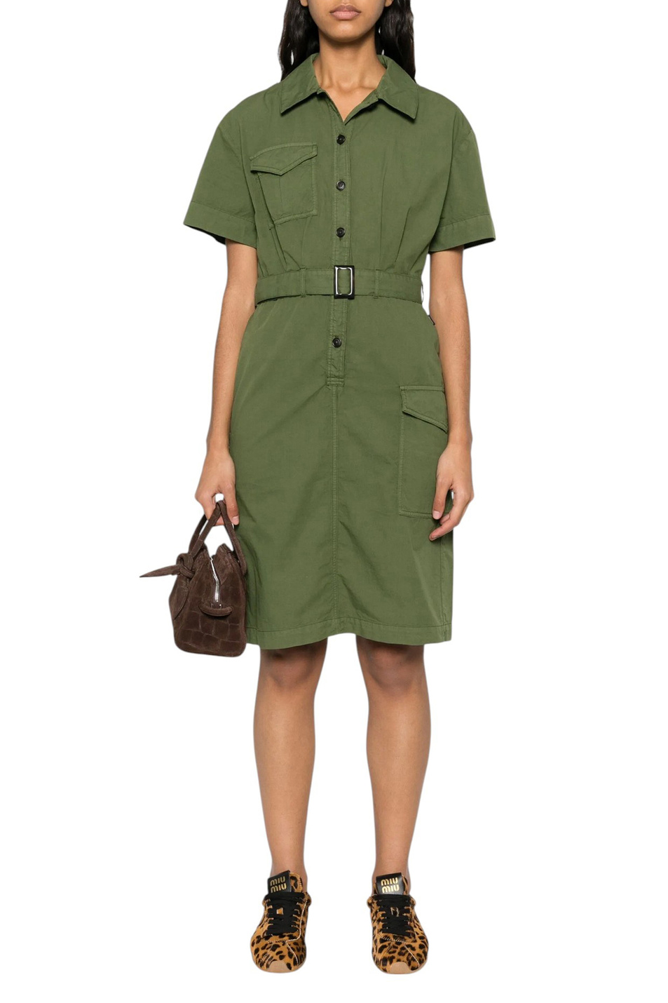 Женский Woolrich Платье из хлопка (цвет ), артикул CFWWDR0185FRUT3665 | Фото 3