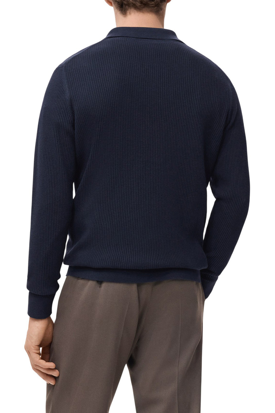 Мужской Mango Man Джемпер-поло ANTIGUAS из смесового хлопка (цвет ), артикул 27051282 | Фото 5