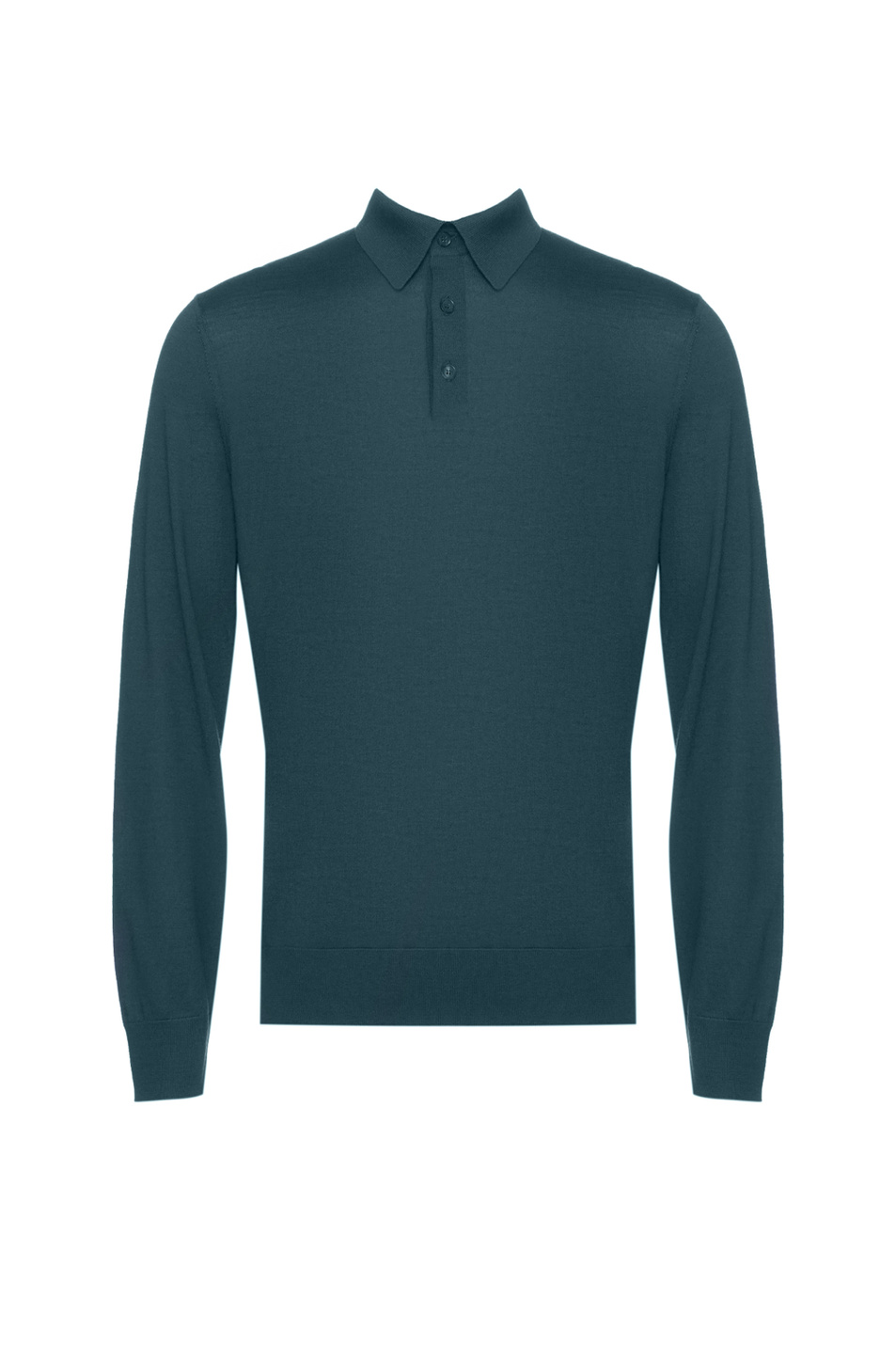 Джемпер поло из кашемира и шелка|Основной цвет:Зеленый Мужской Zegna Джемпер поло из кашемира и шелка (цвет ), артикул UGJ00A2-132-V98 | Фото 1