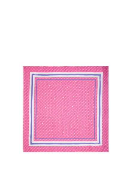 Шарф с жаккардовым логотипом|Основной цвет:Розовый|Артикул:2A3010T0300 | Фото 2
