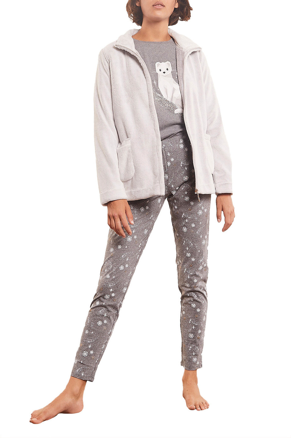 Etam Костюм домашний SOLAL (жакет, джемпер, брюки) (цвет ), артикул 6530005 | Фото 1