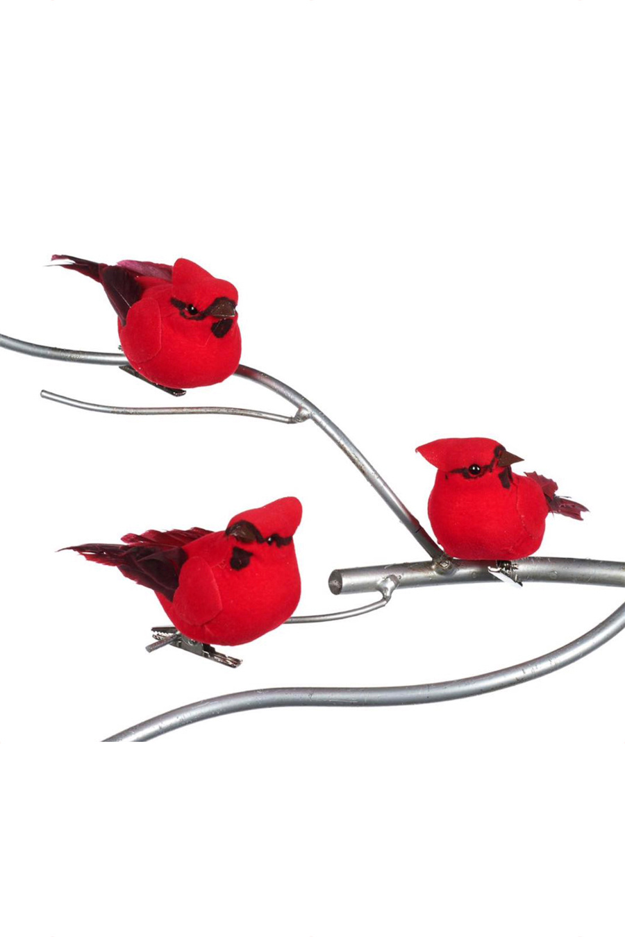 Goodwill Елочная игрушка на клипсе "Красный кардинал", 8,5 см (цвет ), артикул MC 40014 | Фото 1