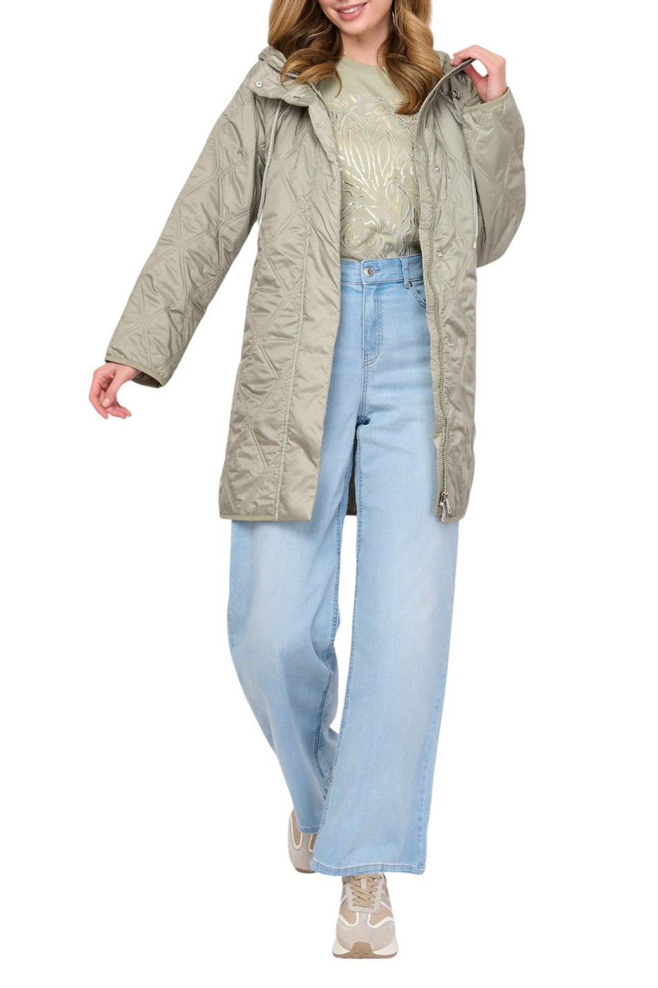 Женский Gerry Weber Пальто стеганое (цвет ), артикул 550223-31177 | Фото 3