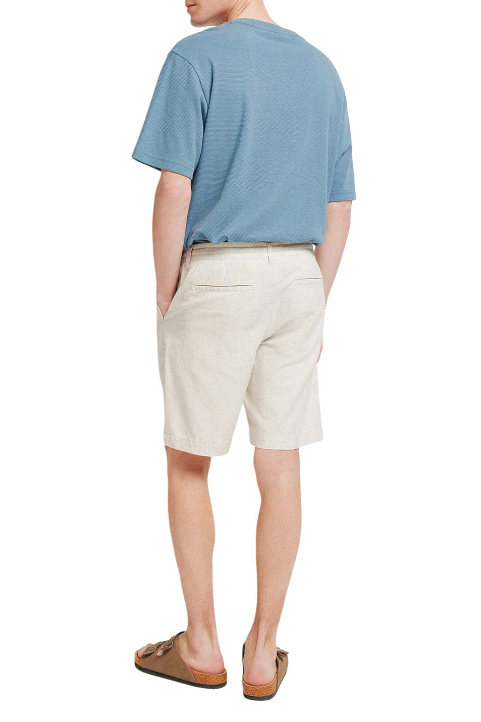 Мужской Springfield Шорты из хлопка и льна (цвет ), артикул 0433667 | Фото 3