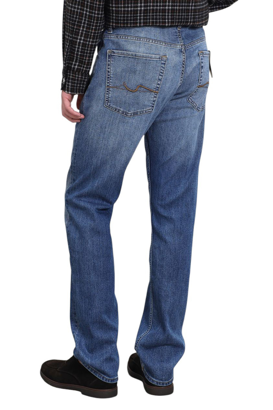 Мужской 7 for all Mankind Джинсы из смесового хлопка (цвет ), артикул JSSC83L0DR | Фото 4